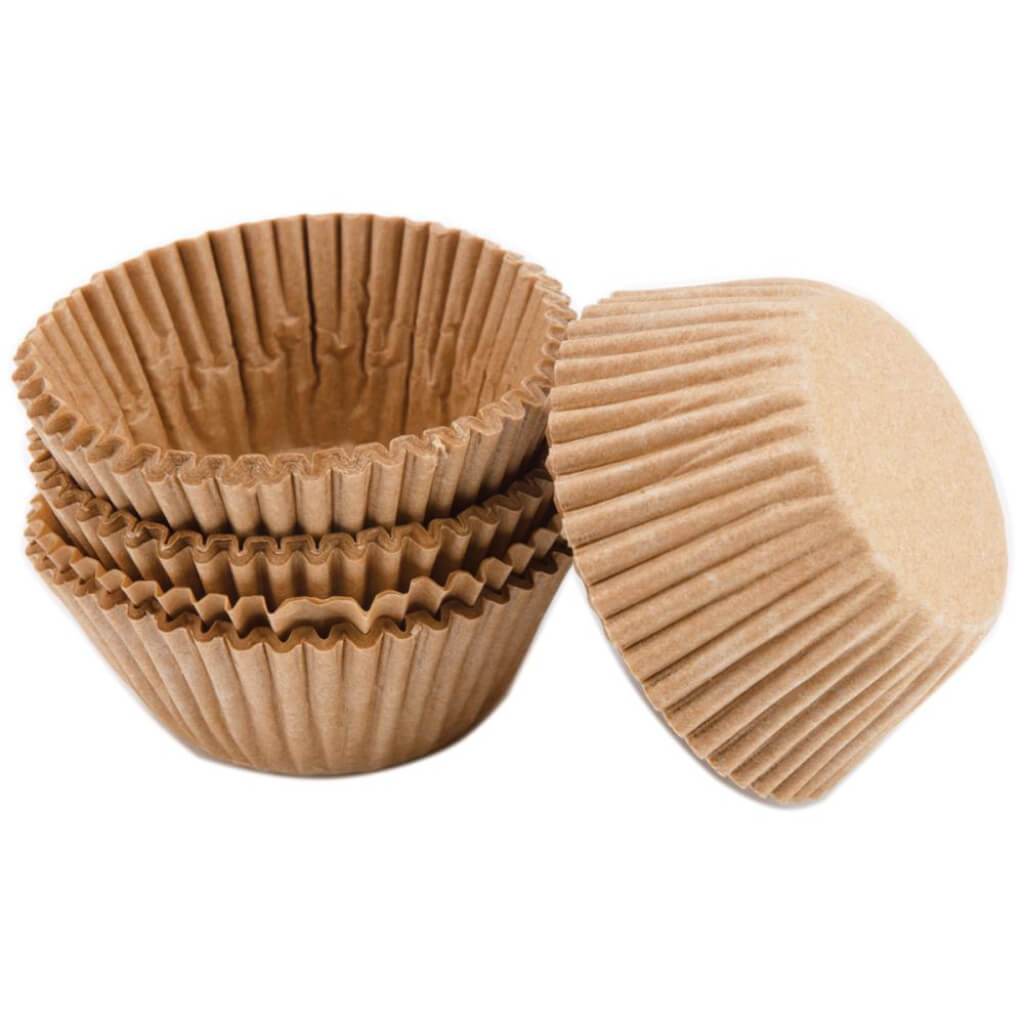 Mini Baking Cups Unbleached 100/Pkg