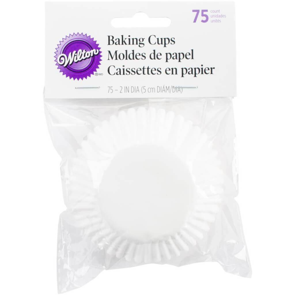 Standard Baking Cups White 75/Pkg