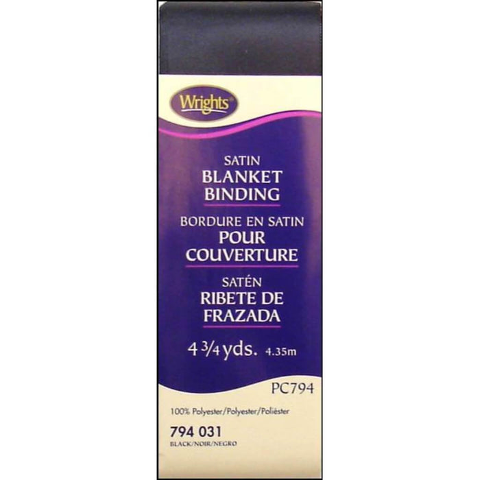 Blnket Satin Wrights Black 