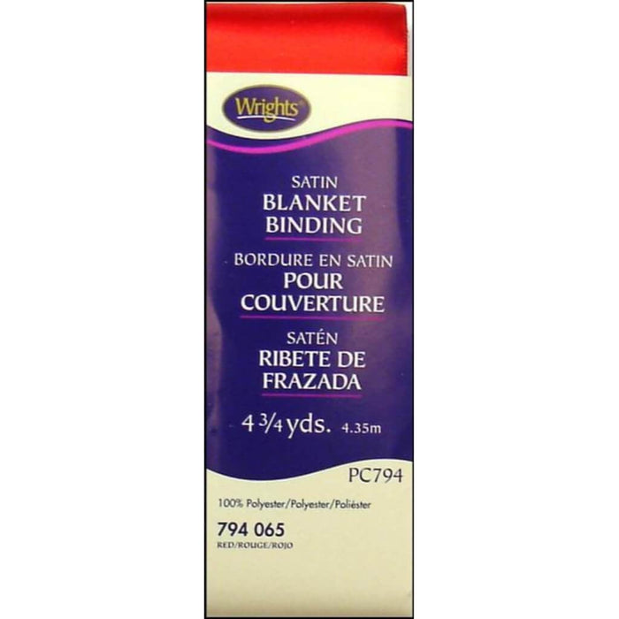 Blnket Satin Wrights Red 