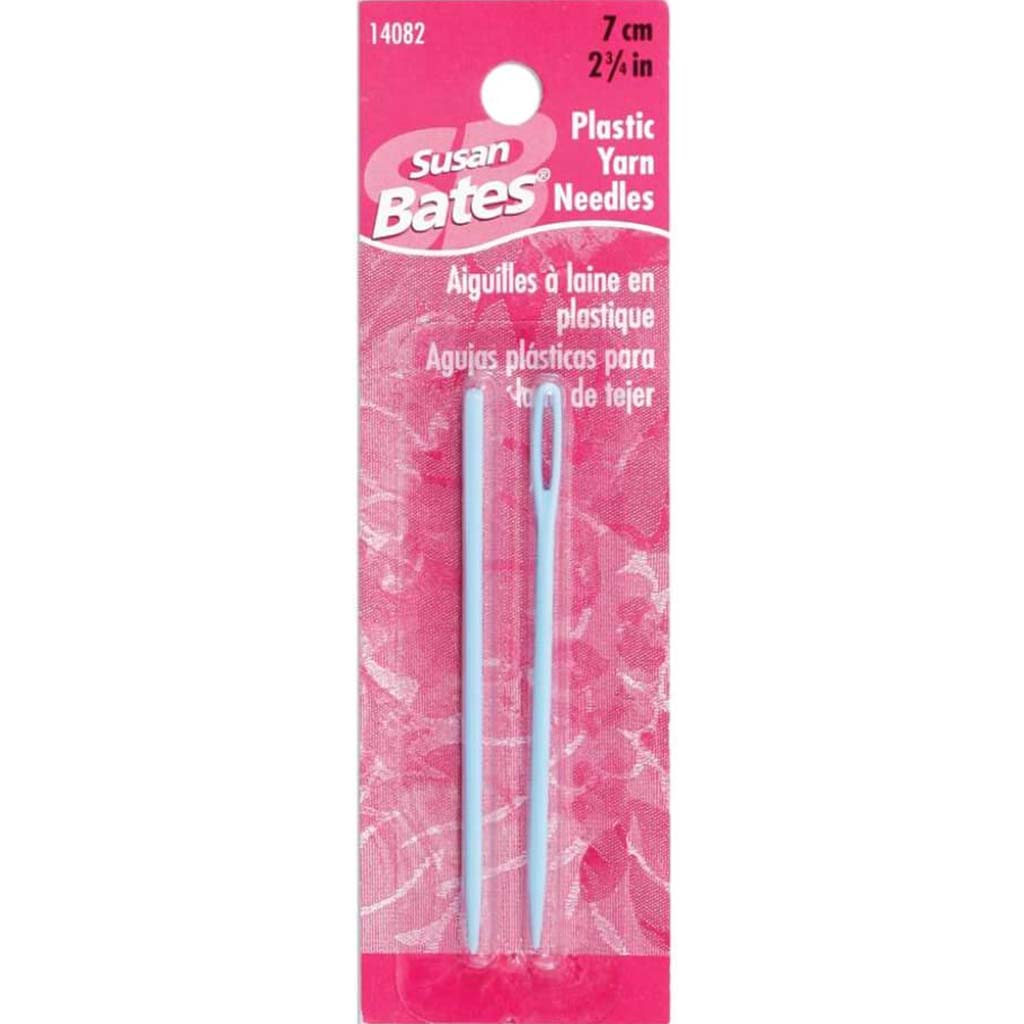 Susan Bates Plastic Yarn Needles 2.75in 2/Pkg