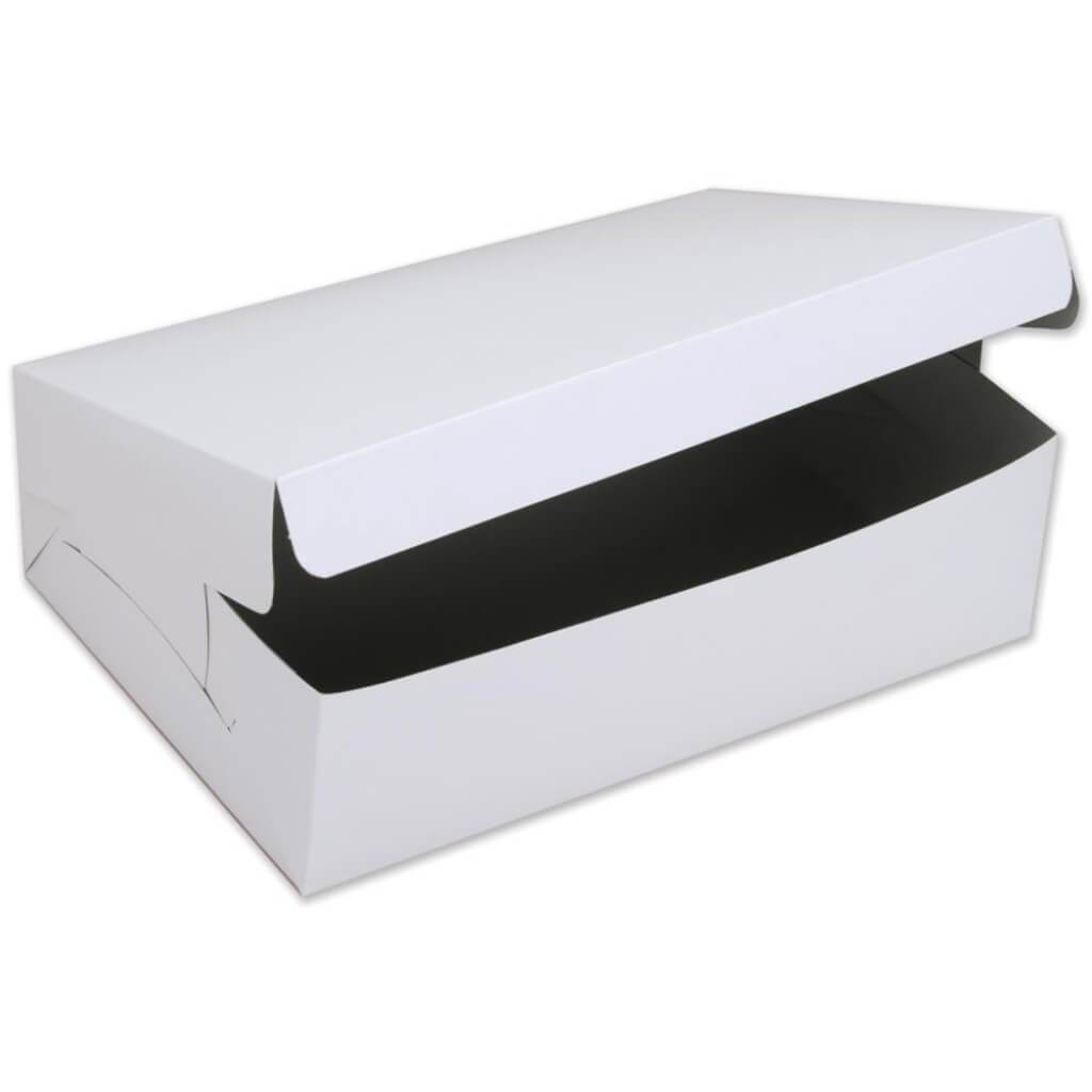 Cake Box White 10in x14in x4in 1/Pkg