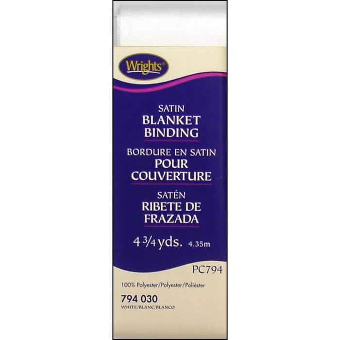 Blnket Satin Wrights White 