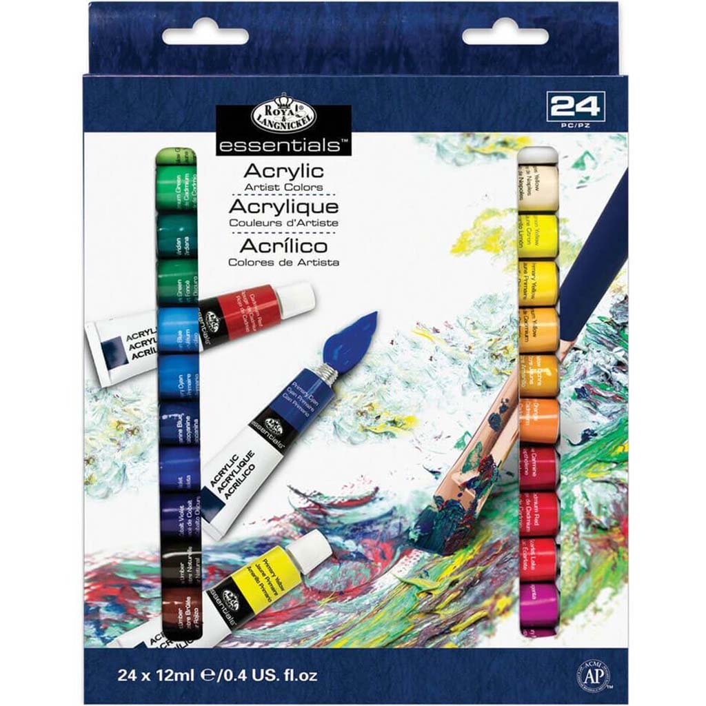 Acrylic Artist Paint Sets 24 Color Set 12ml