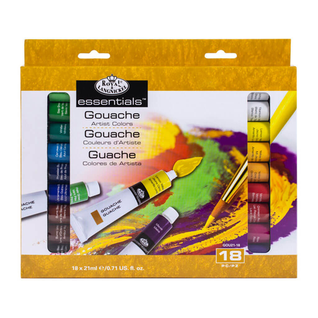 Royal Langnickel Gouache Paint Set 18 x 21ml