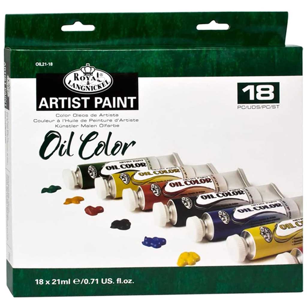 Oil Color Paint Set of 18 x 21ml