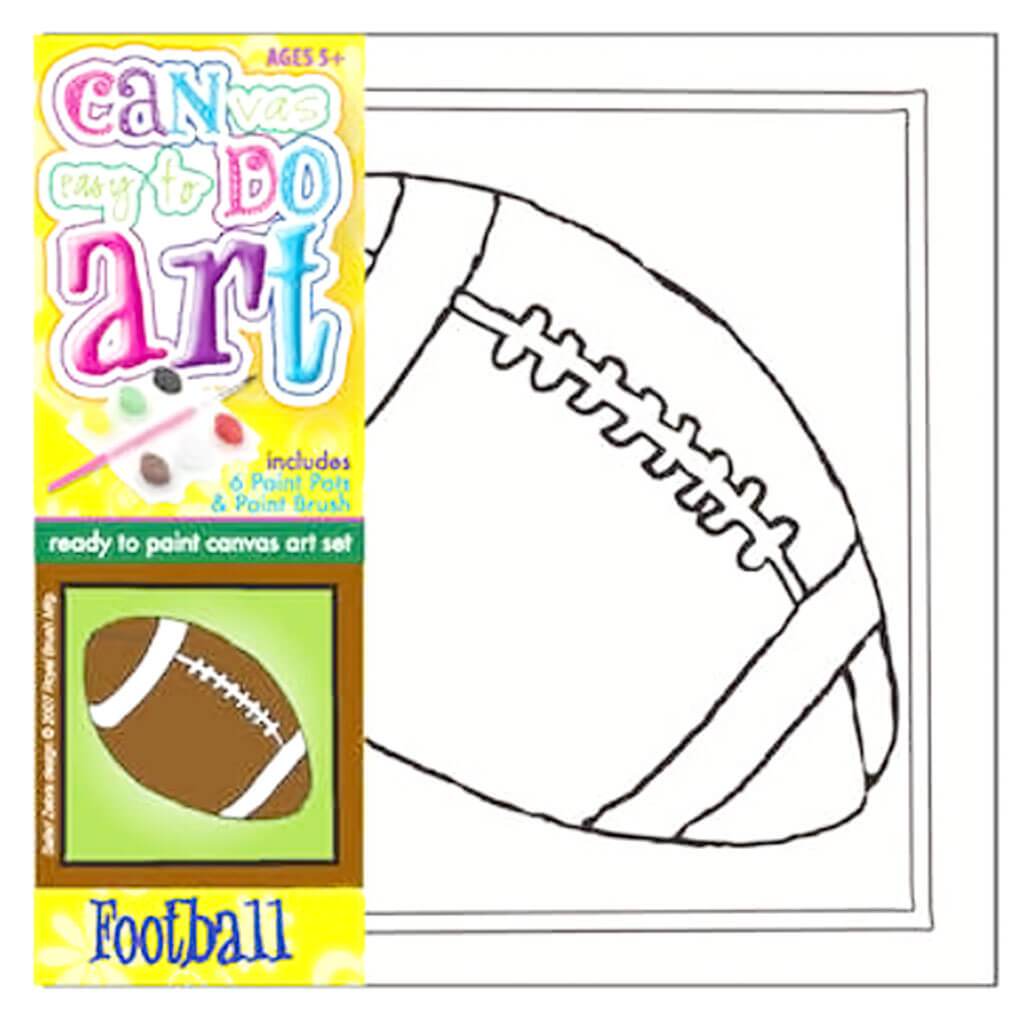 Can Do Art Football Canvas