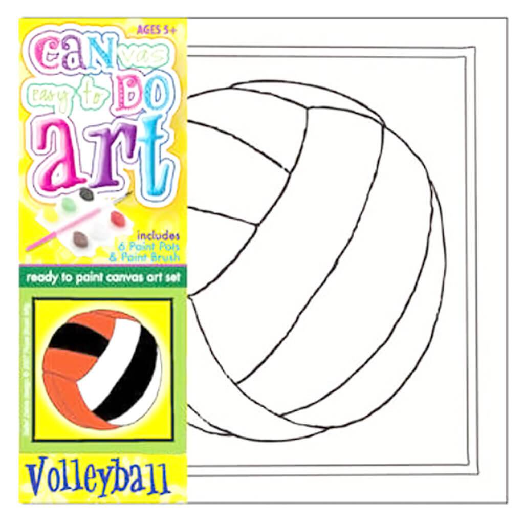 Can Do Art Volleyball Canvas