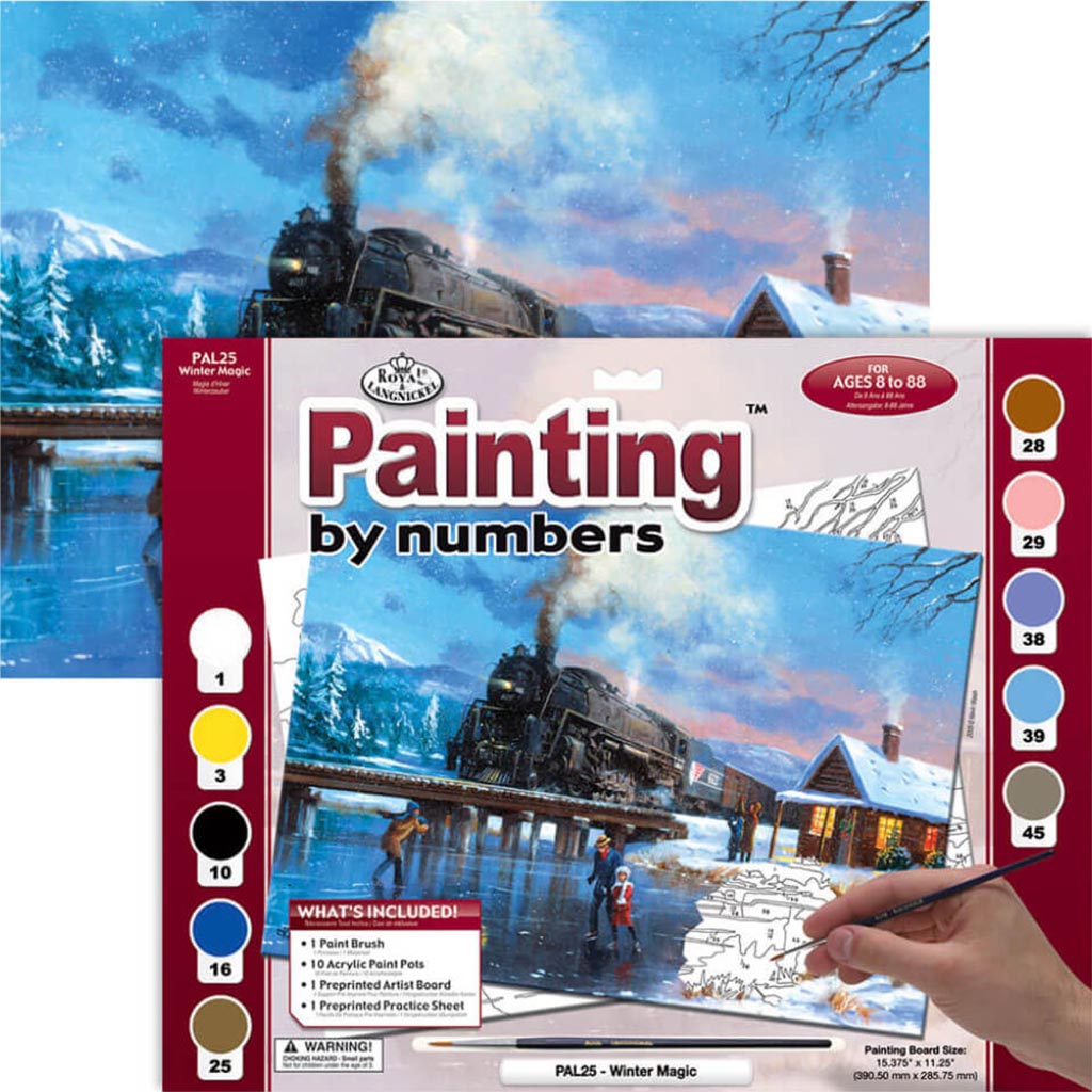 Paint By Numbers Adult Large Winter Magic