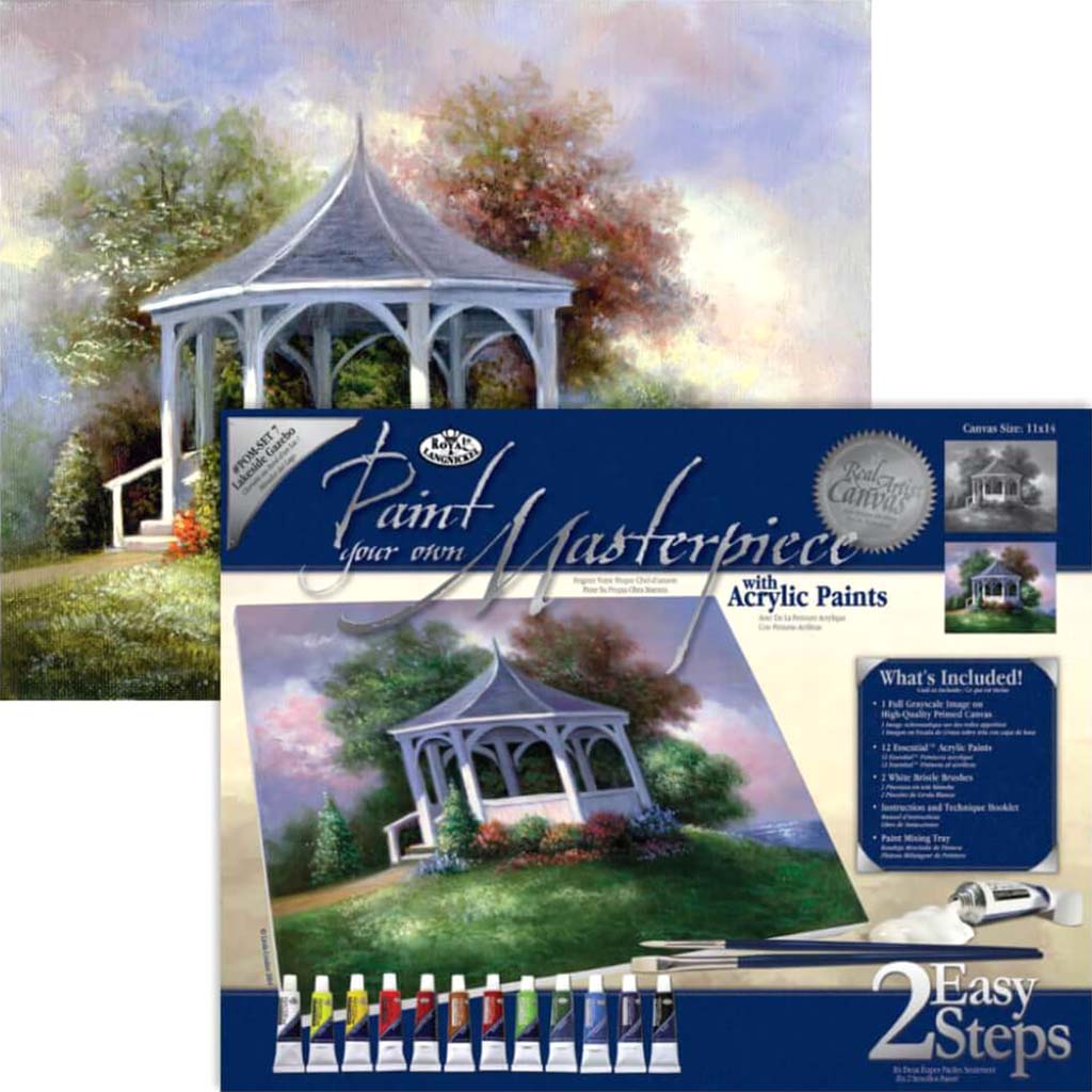 Paint Your Own Masterpiece Kit Lakeside Gazebo 