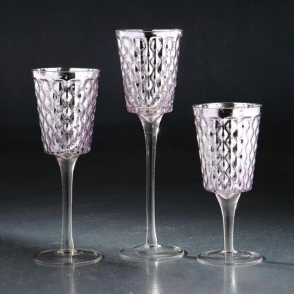 Glass Accessory Set H:8"/10"/12" D:3.5" Champagne 