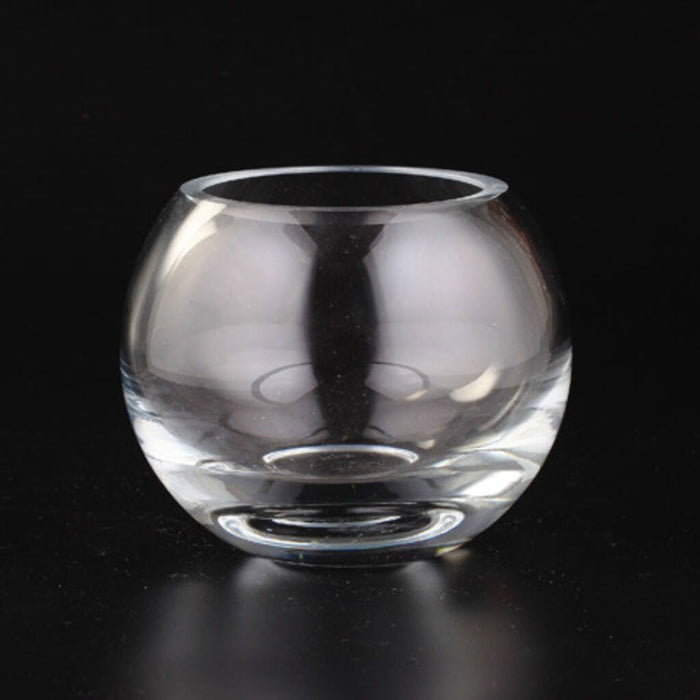 Clear Bubble Bowl H:4.5" D:6" 