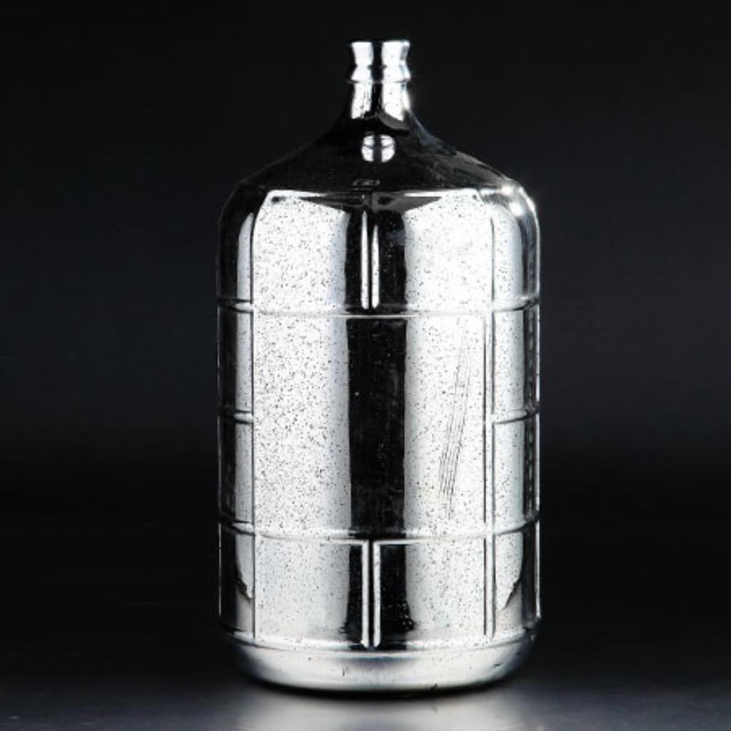 Vase H:22" D:11" Silver 