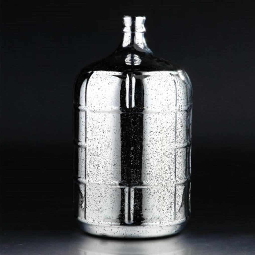 Vase H:19.5" D:10.5" Silver 