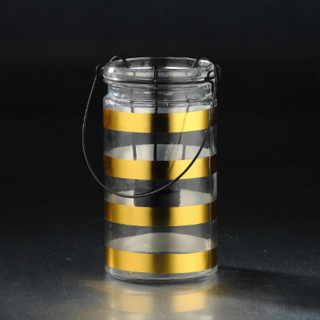 Candleholder H:6.5" D:3.5" Gold 