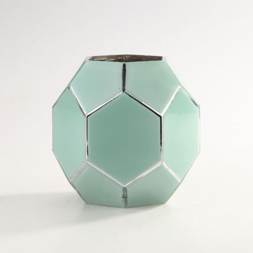 Glass Accessory H:7" D:7.5" Green 