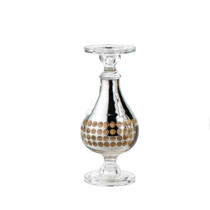 Candleholder H:11.5" D:5" Silver 