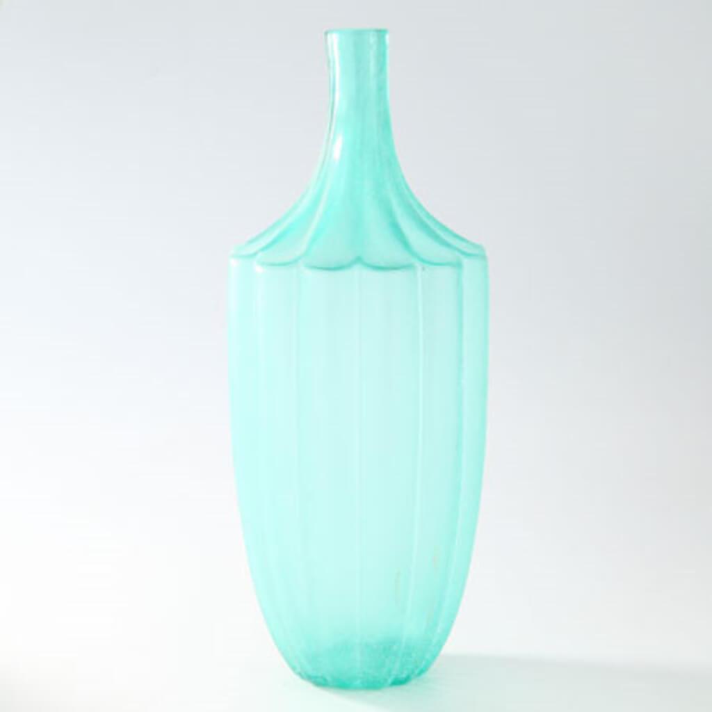 Vase H:19.5" D:7.5" Green 