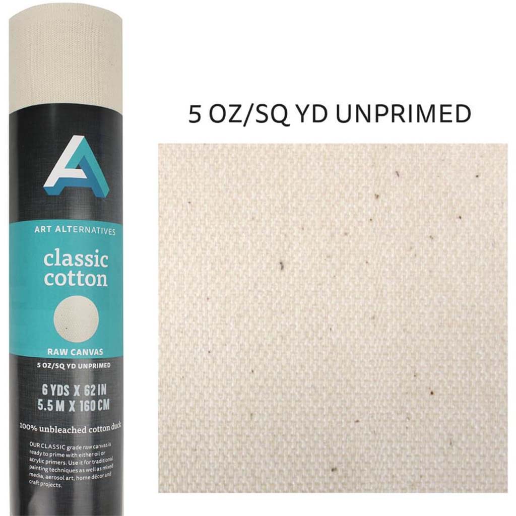 Classic Cotton Canvas Roll 5oz Unprimed