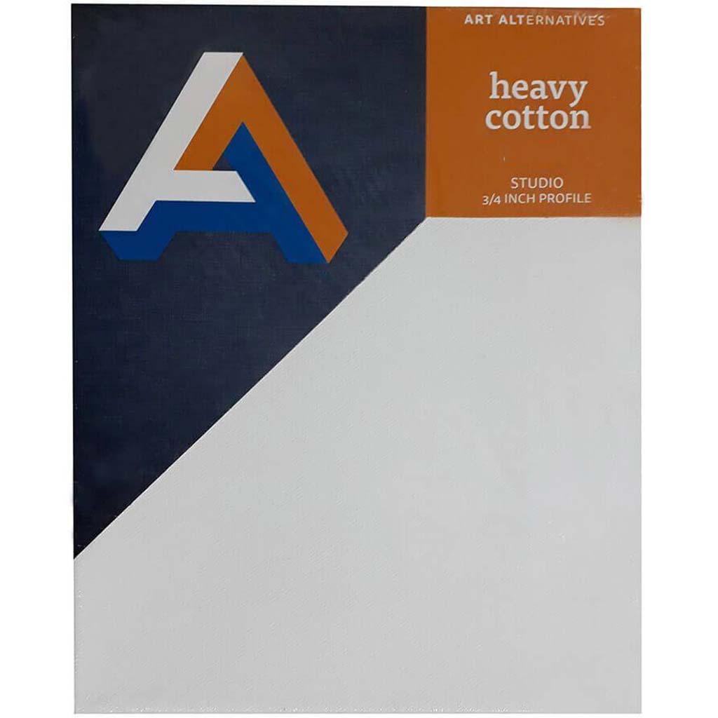 Heavy Cotton Stretched Studio Canvas 3/4in Profile