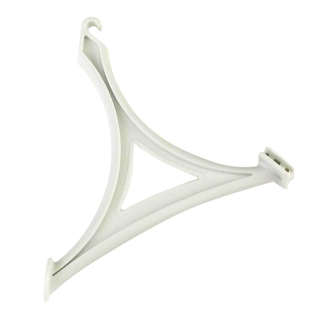 White Wire Shelf Shoe Support Bracket 