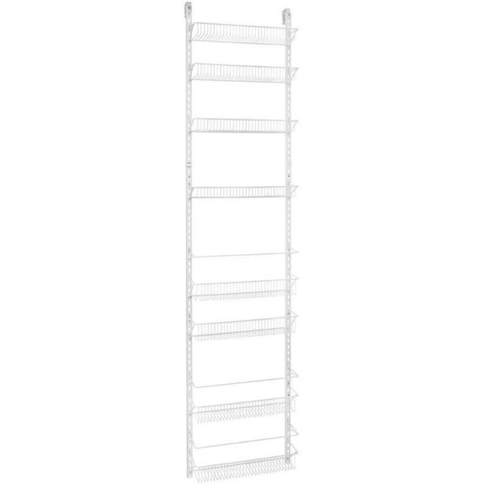 8-Tier Wall and Door Rack, White 
