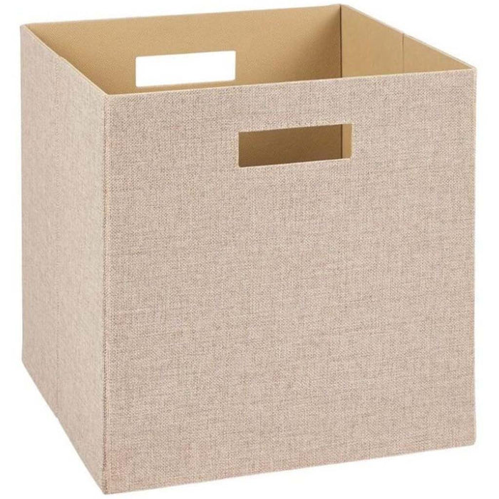 CM DECORATIVE FAB BIN TAN 