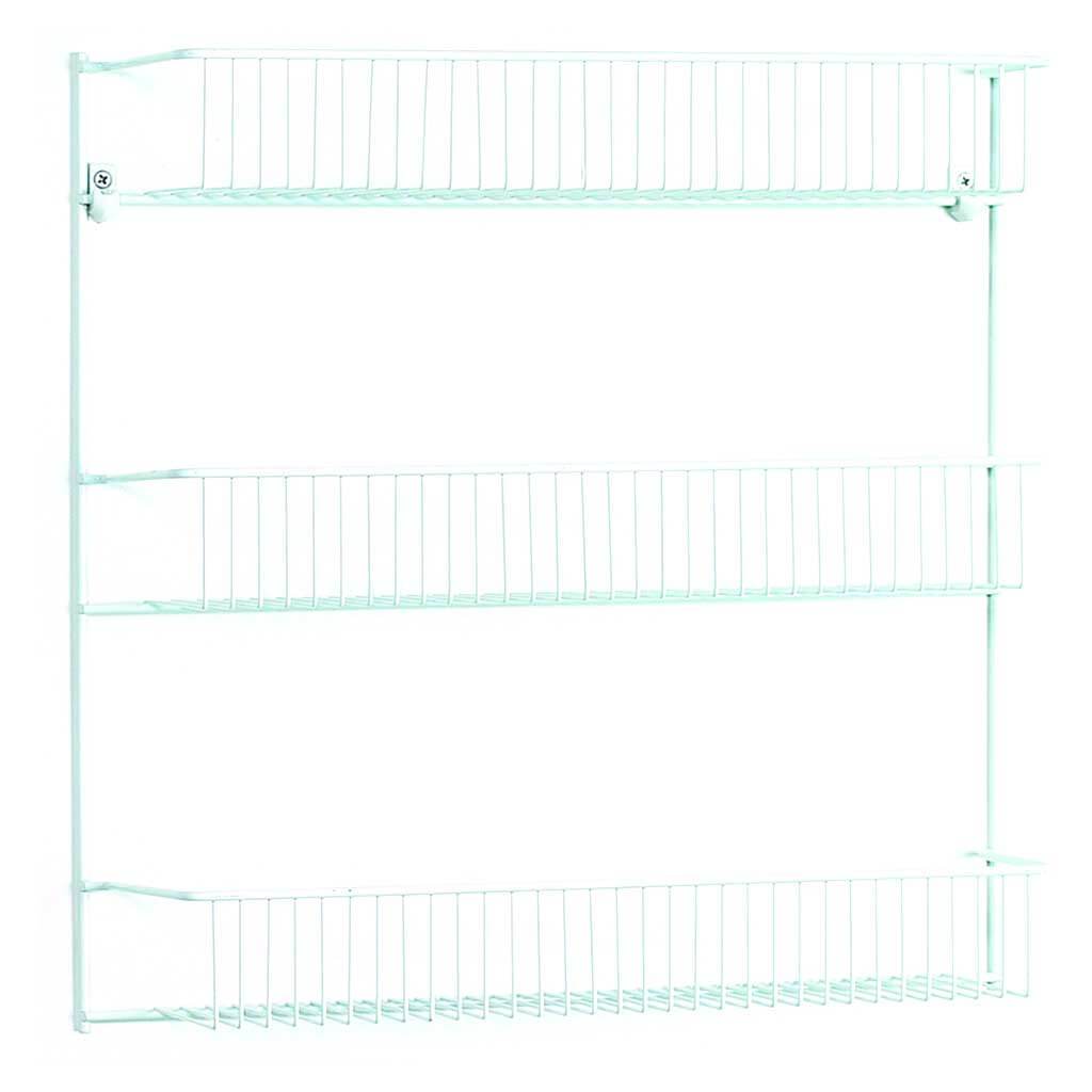 RACK 3-TIER DOOR/WALL EPXY WHITE 