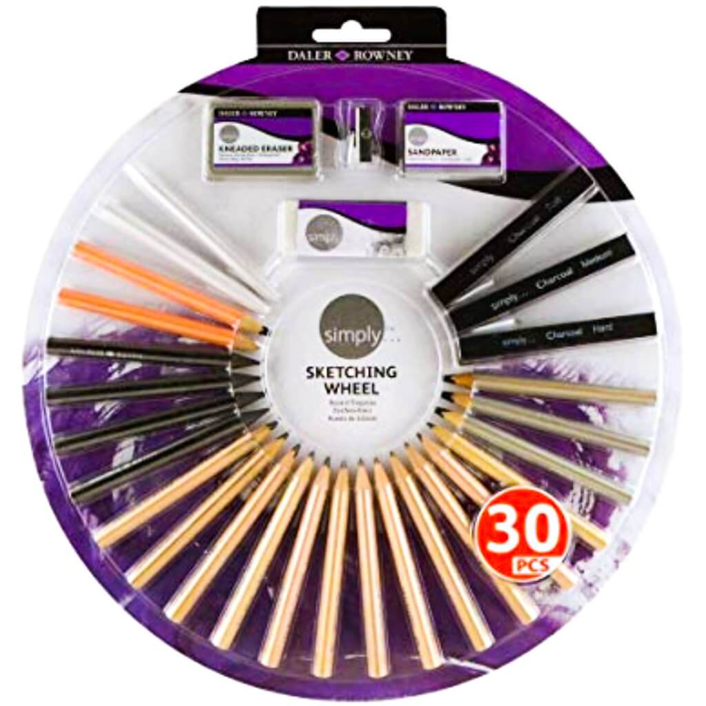 Simply Color Sketching Wheel Set 30pcs