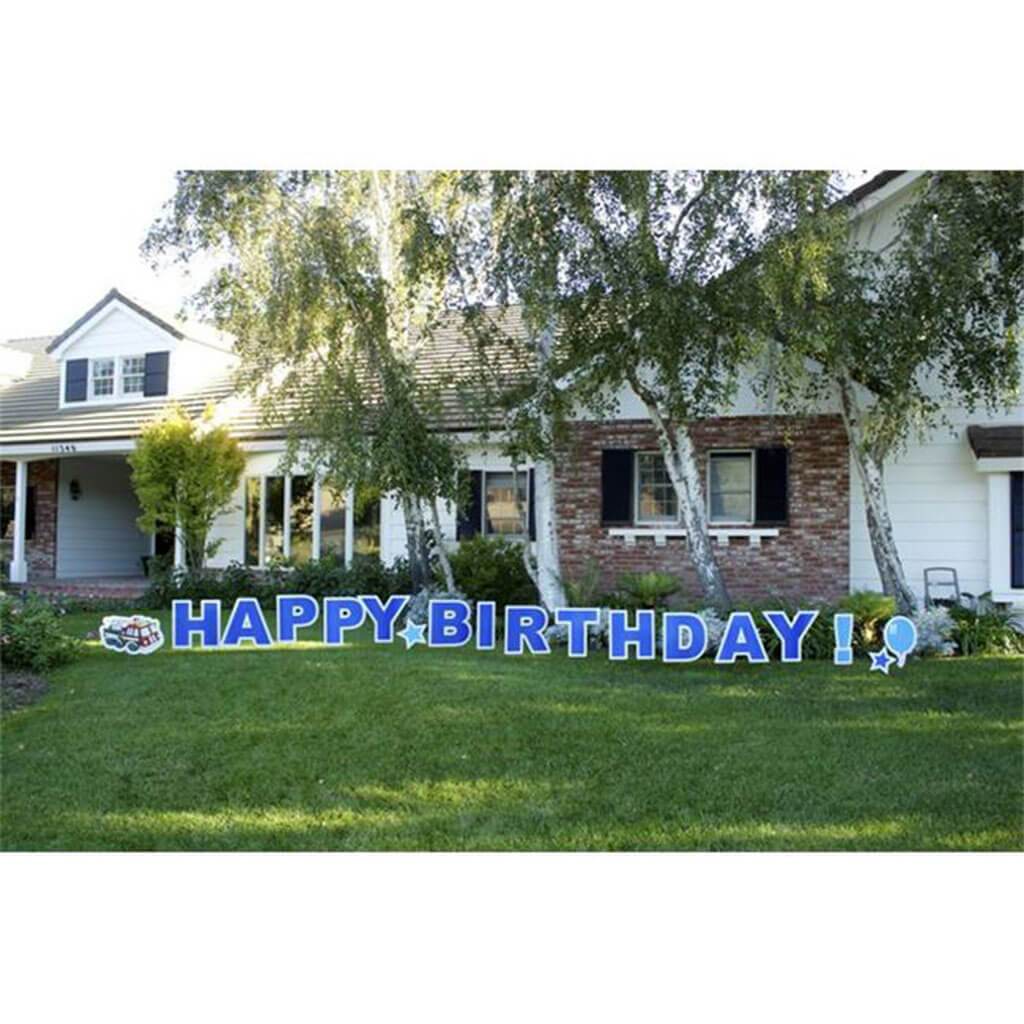 Happy Birthday! (Boy) Yard Sign