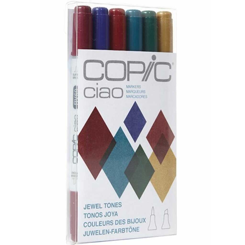 Copic Ciao Set 6pc Jewel Tones