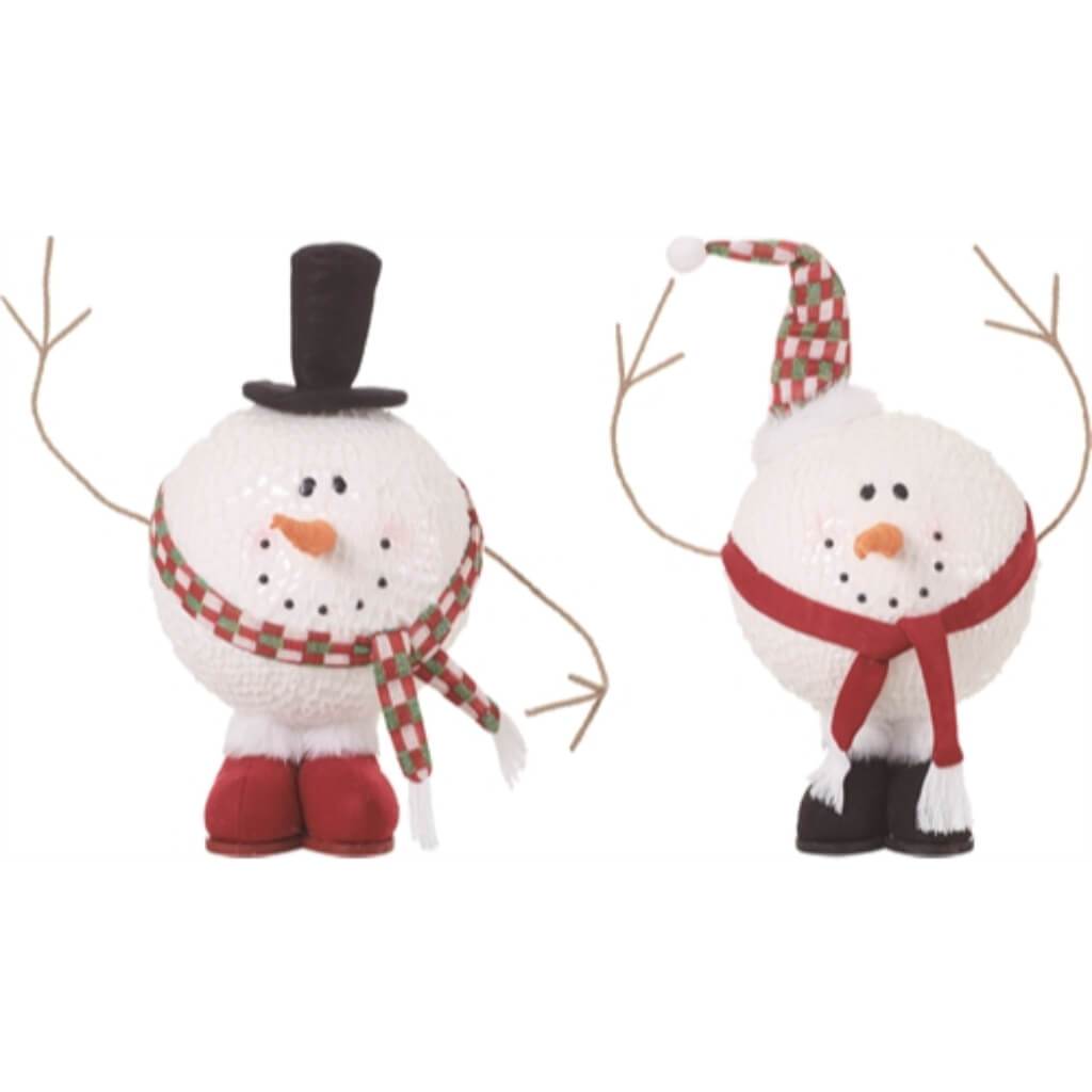 Plush Standing Snowman Fig 