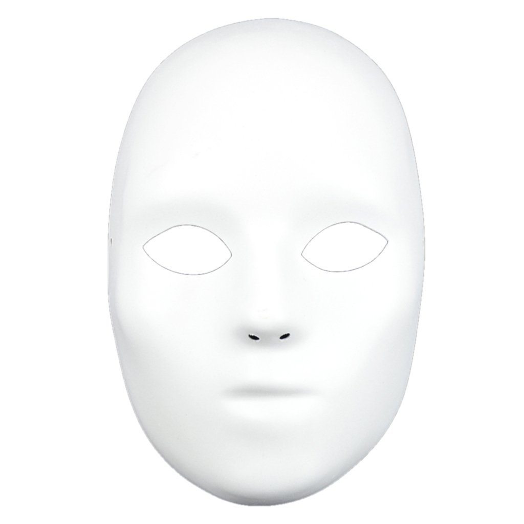 Mask-It Full Mask 8.5in White 