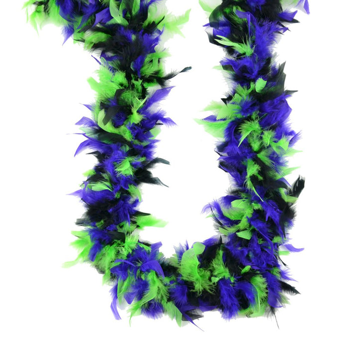 Chandelle Boa 45 Gram Black/Lime/Purple Mixed 2 Yards 