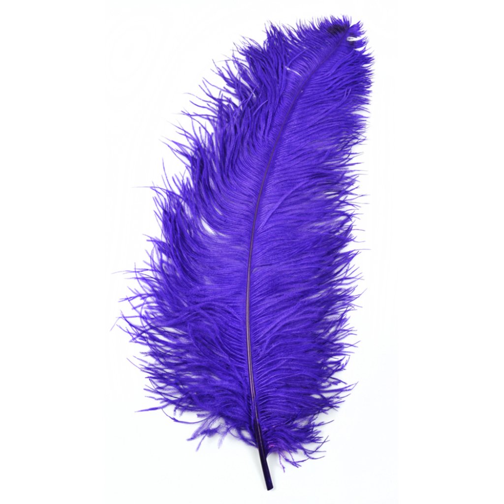 Ostrich Plume 22in Purple 