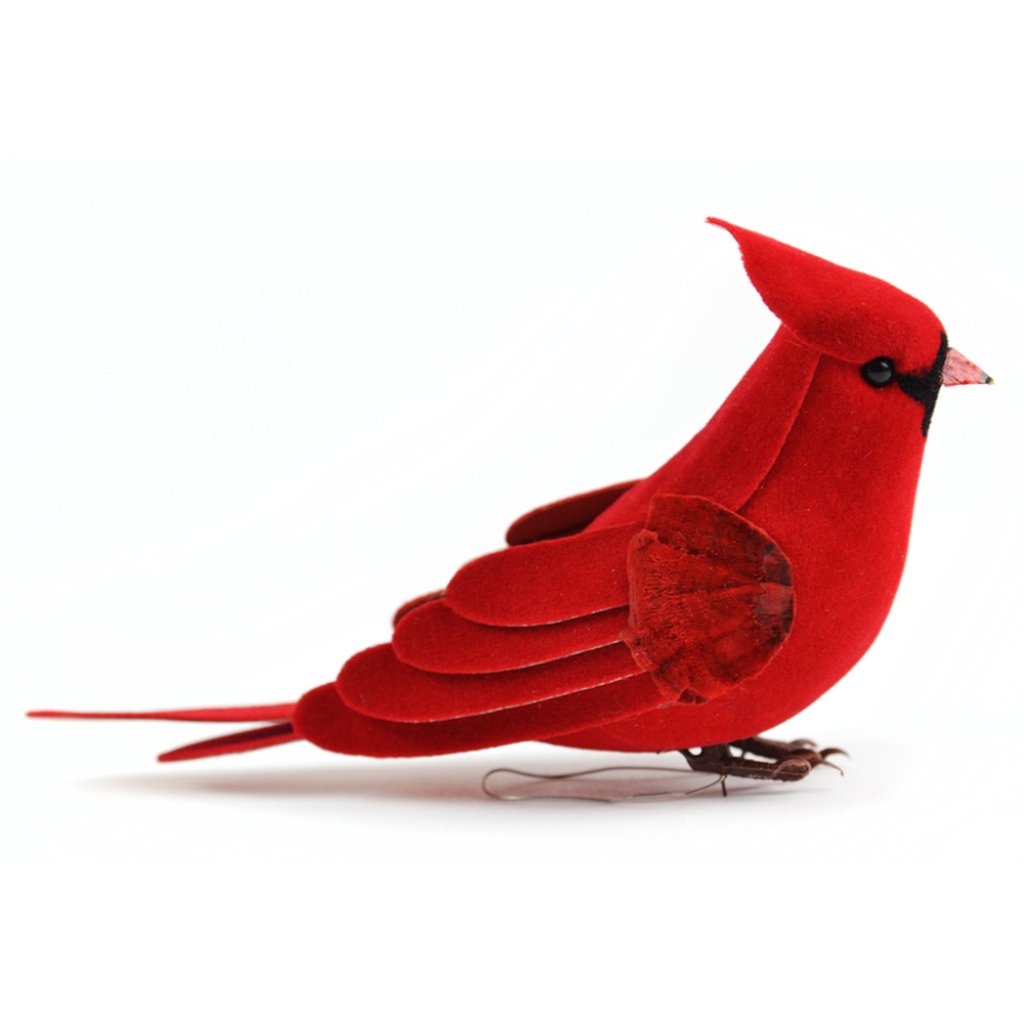 Cardinal W/Feet On Clip 5.75In Red 