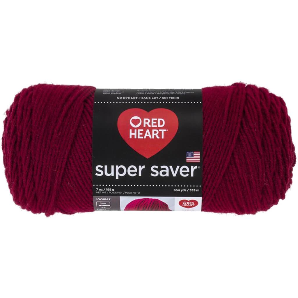 Red Heart Super Saver Yarn Burgundy