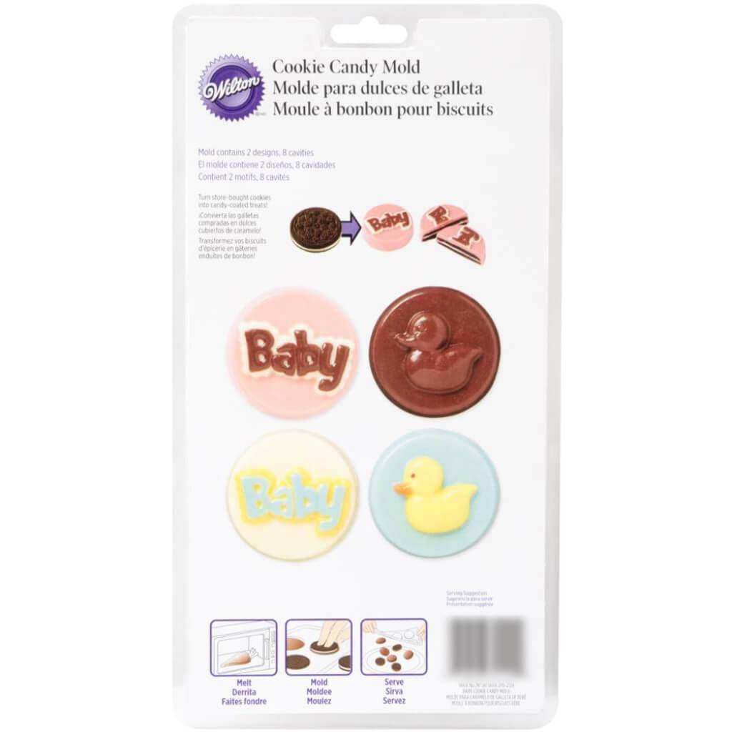 Cookie &amp; Candy Mold Baby 8 Cavity (4 Designs)