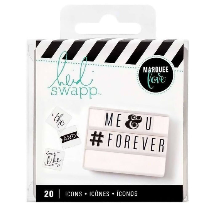 Heidi Swapp 20pcs Lightbox Icon Basics