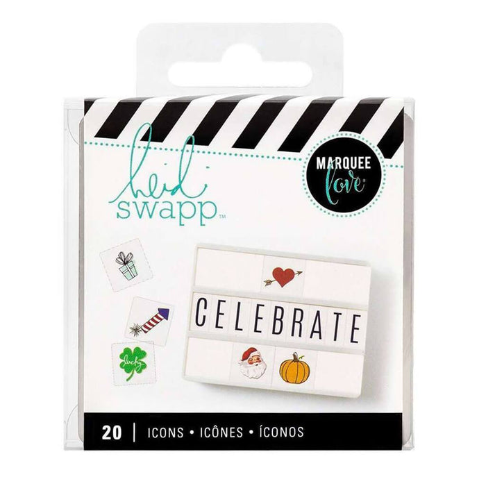 Heidi Swapp 20pcs Lightbox Icon Holiday