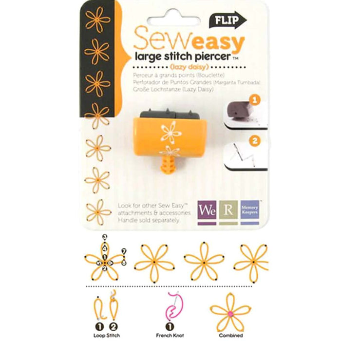 We R Memory Keepers Sew Easy Lazy Daisy Stitch Piercer Head