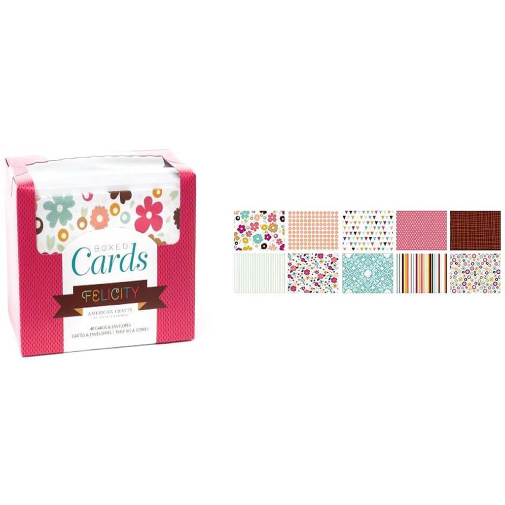 Cards with Envelopes Felicity 40/Box A2 