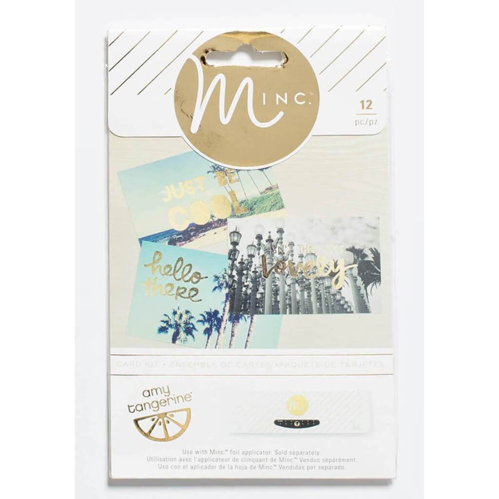 FINDERS KEEPERS EMBELLISHMENT GOLD FOIL POSTCARD KIT 