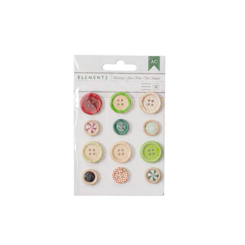 Embellishment Wooden Buttons