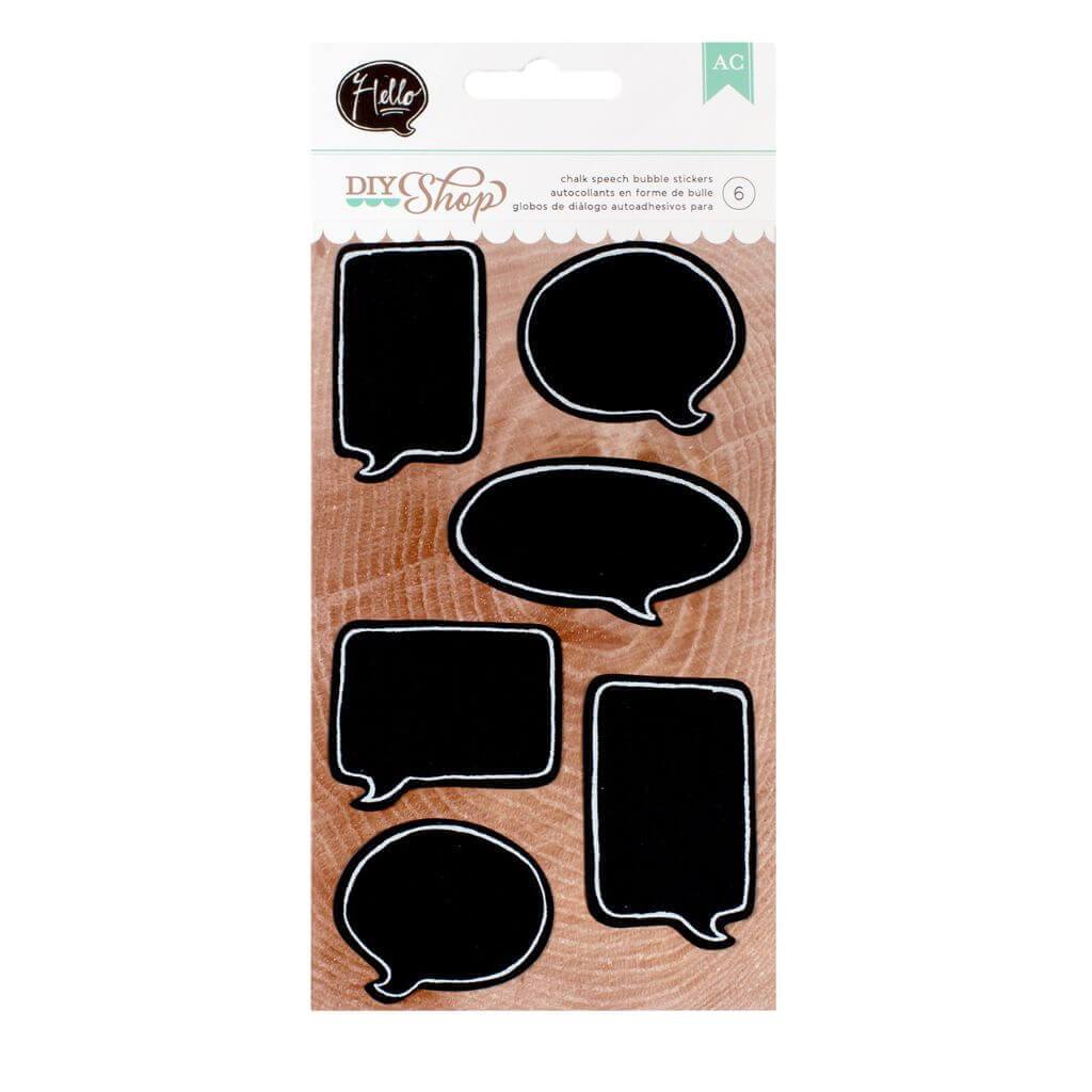 DIY Shop Chalk Sticker Bubble