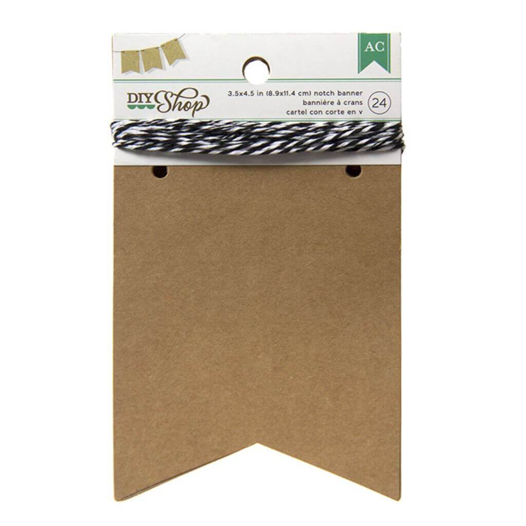 DIY Banner Notch  3.5in x 4.5in