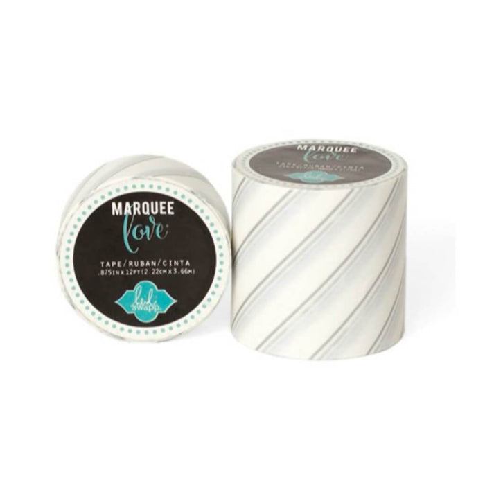 MARQUEE TAPE SILVER FOIL STRIP .875 