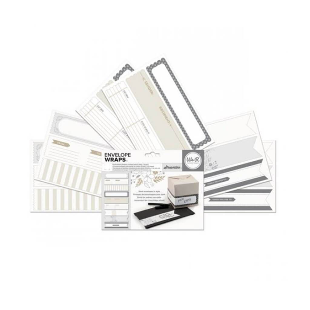 We R Memory Keepers 18 Self Adhesive Designer Envelope Wraps