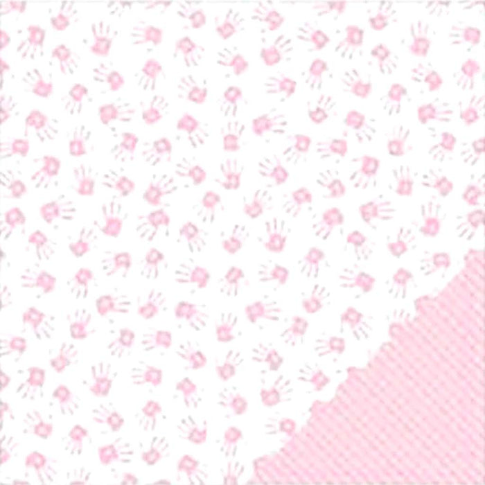 Baby Girl Hands Double-Sided Cardstock 12x12