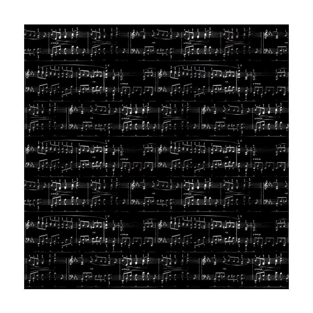 Cardstock Music Foil 12in x 12in